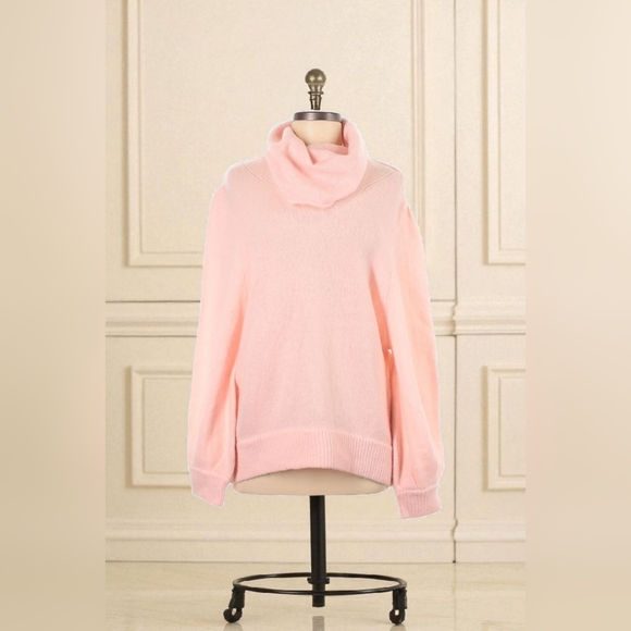 Magaschoni Mohair Blend Cowl Neck Sweater - Picture 1 of 7